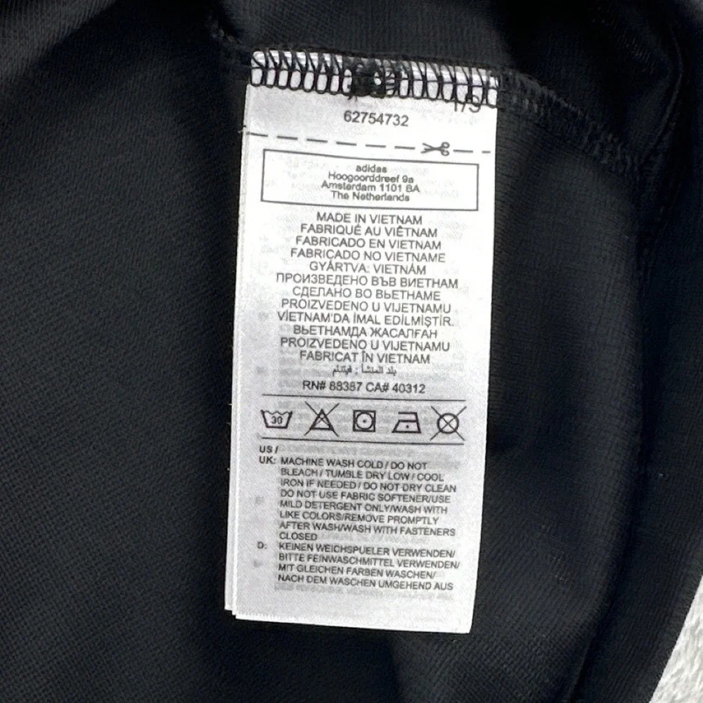 Adidas Mens Golf Vest XL Black IB4542 Quarter Zip Performance Pullover